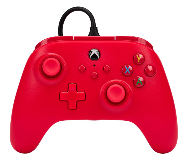 PowerA XS/PC Pad przewodowy Czerwony - 1216380 - zdjęcie